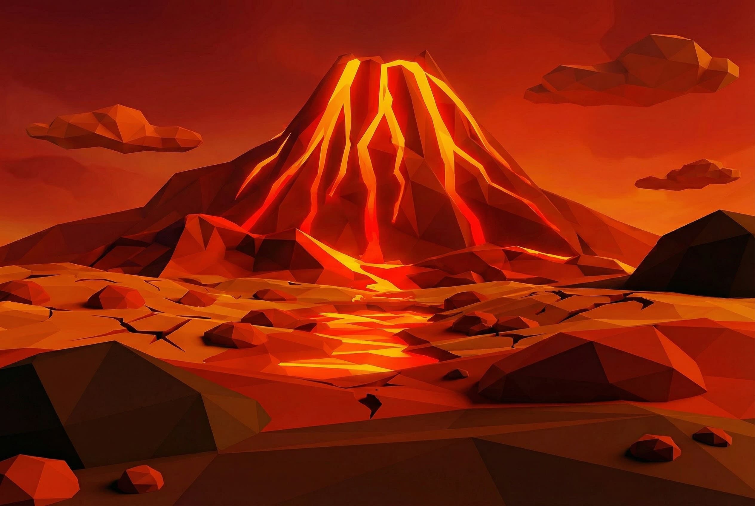 Volcano habitat