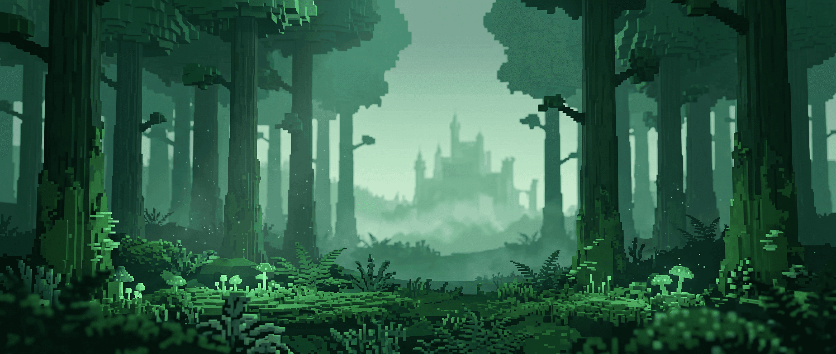 Forest themed LIBER banner